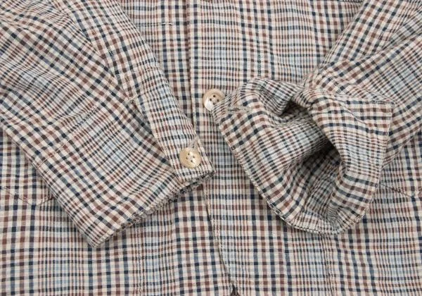 45rpm 45R umii908 Cotton Check Seersucker 3B Jacket K-153614_010