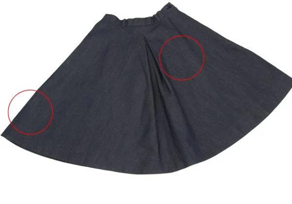 45rpm 45R Selvedge Out-seam Denim Flare Skirt K-153619_007