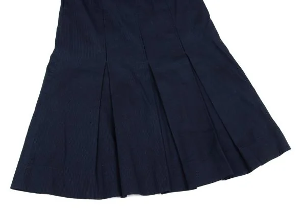 45rpm 45R Indigo Dyed Cotton Pleated Skirt K-153620_006