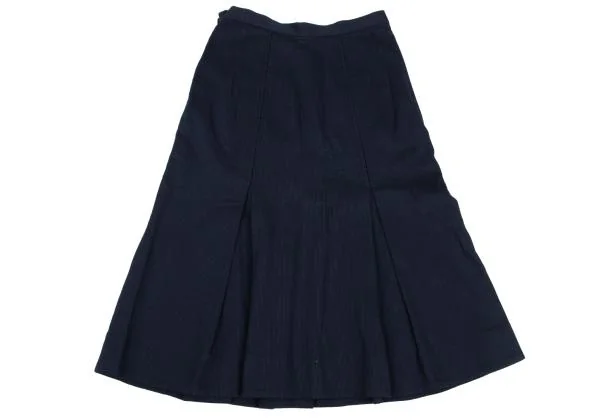 45rpm 45R Indigo Dyed Cotton Pleated Skirt K-153620_010