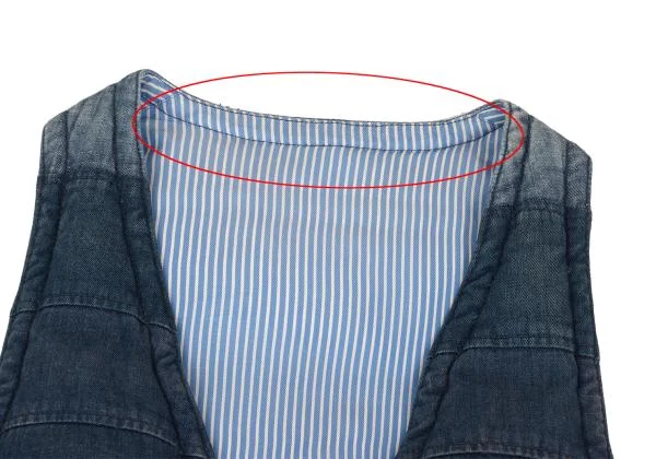 45rpm 45R Badou-R Switching Denim Down Vest K-153624_006