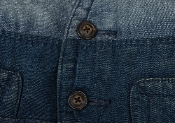 45rpm 45R Badou-R Switching Denim Down Vest K-153624_012