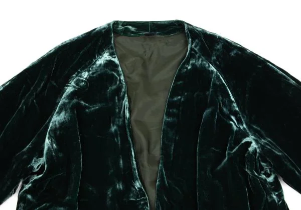 45rpm 45R Rayon Silk Velour Collarless Jacket K-153625_003