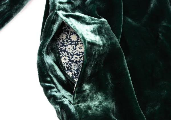 45rpm 45R Rayon Silk Velour Collarless Jacket K-153625_010