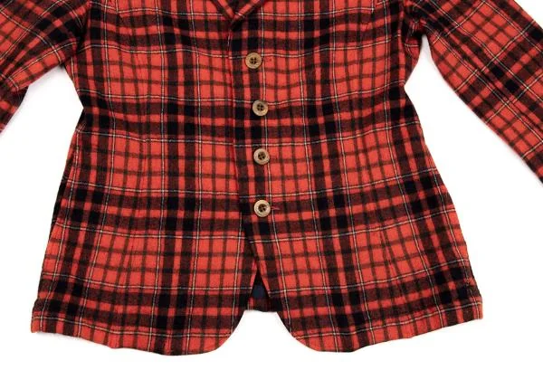 45rpm 45R Wool Checker Jacket K-153627_010