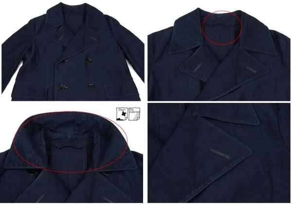 45rpm 45R Indigo Dyeing Double-breasted Coat K-153632_003