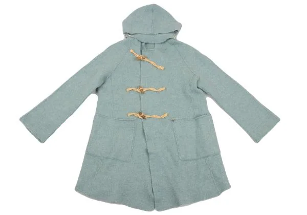 45rpm 45R Wool Alpaca Fulling Knit Duffle Coat K-153633_002