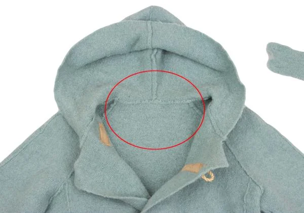45rpm 45R Wool Alpaca Fulling Knit Duffle Coat K-153633_008