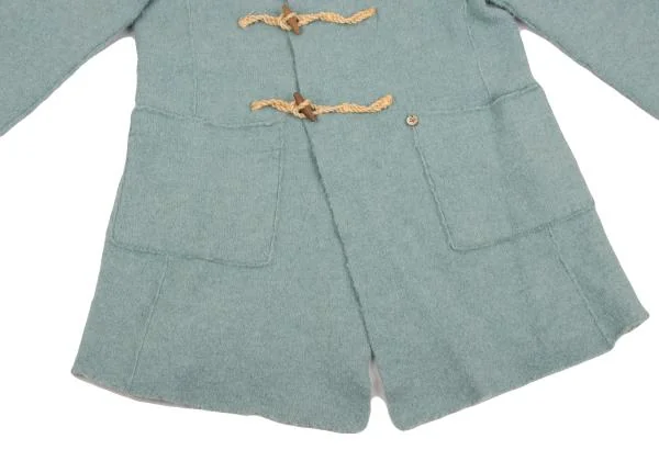 45rpm 45R Wool Alpaca Fulling Knit Duffle Coat K-153633_014
