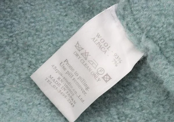 45rpm 45R Wool Alpaca Fulling Knit Duffle Coat K-153633_019