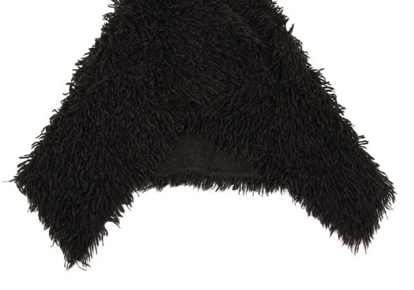 コムデギャルソンCOMME des GARCONS フリンジボタンレスニットベスト 焦げ茶M位 K-153637_006