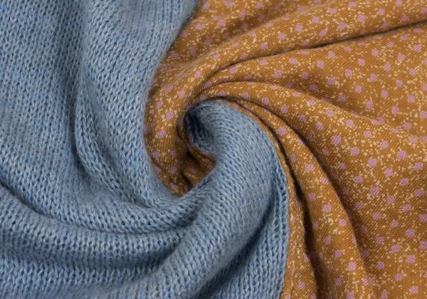 45rpm 45R Knit Switching Dot Stole K-153639_007