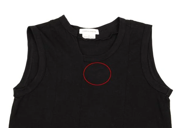 COMME des GARCONS Cotton Cutting Design Tank Top K-153646_003