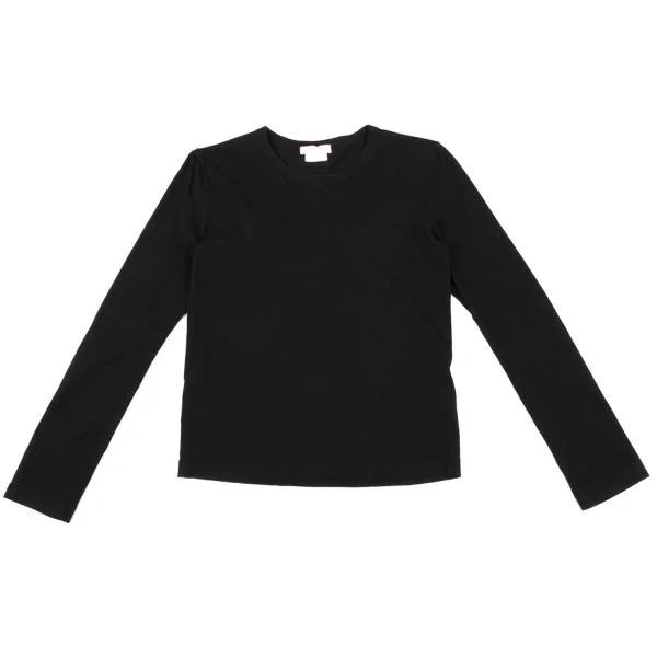 COMME des GARCONS Cotton Long Sleeve T-shirt Black XS K-153651_001