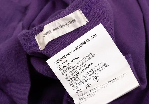 COMME des GARCONS Wool Jersey T Shirt K-153652_012