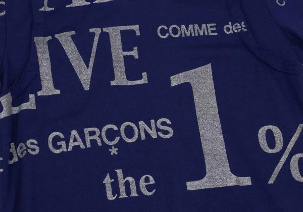 COMME des GARCONS Pigment English Word Printed Wool T Shirt K-153653_005