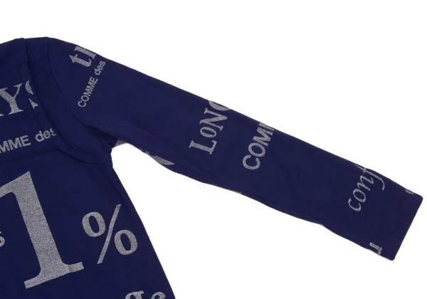 COMME des GARCONS Pigment English Word Printed Wool T Shirt K-153653_006