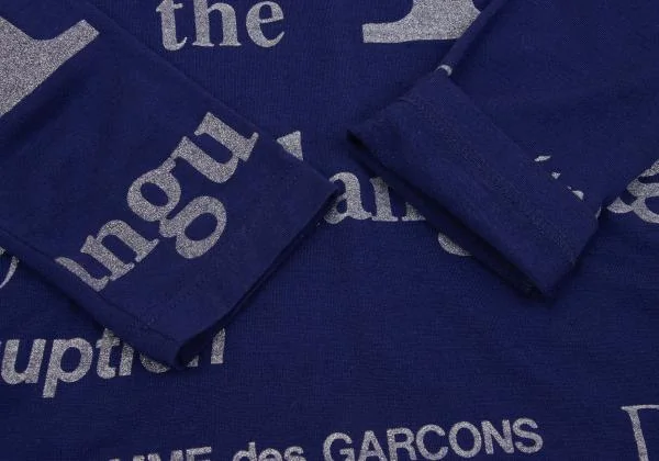 COMME des GARCONS Pigment English Word Printed Wool T Shirt K-153653_008