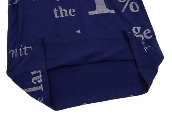 COMME des GARCONS Pigment English Word Printed Wool T Shirt K-153653_011