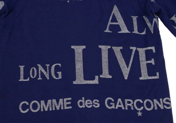COMME des GARCONS Pigment English Word Printed Wool T Shirt K-153653_013