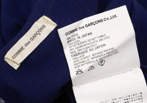 COMME des GARCONS Pigment English Word Printed Wool T Shirt K-153653_015