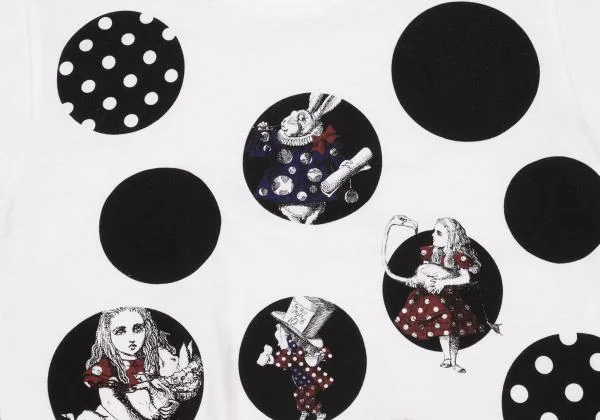 COMME des GARCONS Alice in Wonderland Dot Printed T-shirt K-153661_004