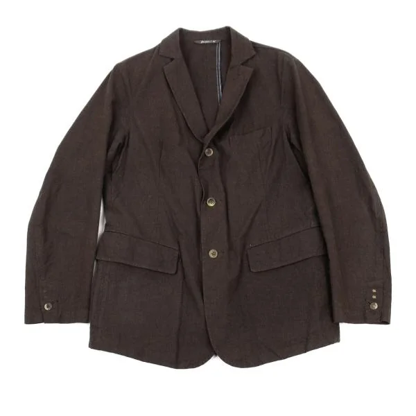 45rpm 45R Badou-R Cotton Tailored Jacket Brown 3 K-153726_001