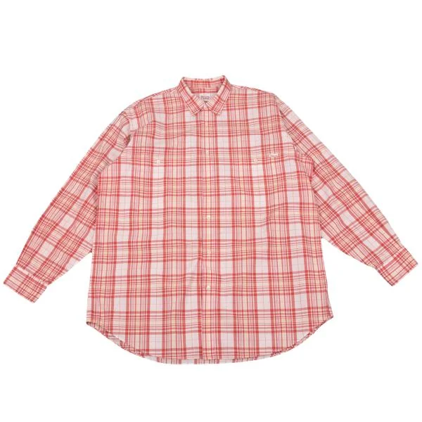 Papas Cotton Check Long Sleeve Shirt Red,Pink M K-153735_001