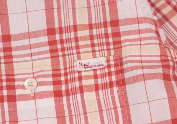 Papas Cotton Check Long Sleeve Shirt K-153735_007