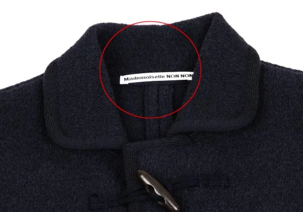 Mademoiselle NON NON Compression Wool Toggle Button Half Coat K-153736_004