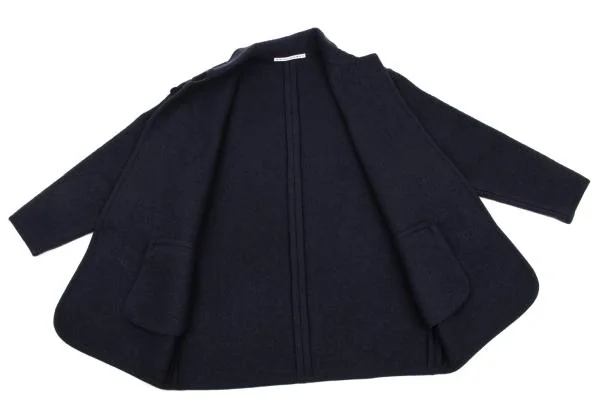 Mademoiselle NON NON Compression Wool Toggle Button Half Coat K-153736_012