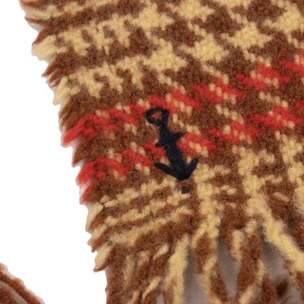 45rpm 45R Houndstooth Fringe Scarf K-153739_006