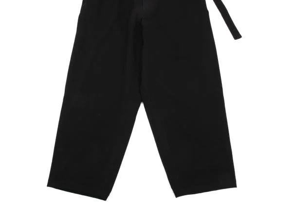 Yohji Yamamoto FEMME Wool Side Zip Suspender Wide Pants K-153746_010
