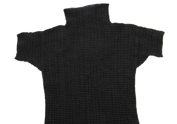 ISSEY MIYAKE Stretch Pleated Turtleneck T Shirt K-153753_003