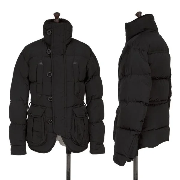 ディースクエアードDSQUARED2 ニット切替ネックダウンジャケット 黒38 K-153761_001
