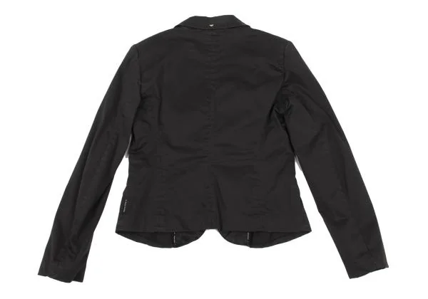 アルマーニジーンズARMANI JEANS コットンストレッチ1Bジャケット 黒46 K-153781_014