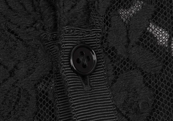 tricot COMME des GARCONS Floral Embroidery Mesh Jacket K-153790_004