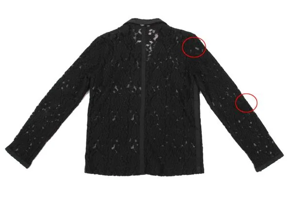 tricot COMME des GARCONS Floral Embroidery Mesh Jacket K-153790_011
