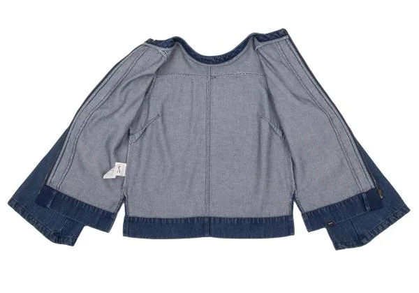 DENHAM Flare Sleeve Denim Blouse K-153799_011