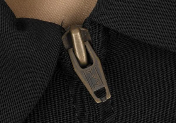 ジャンポールゴルチエ クラシックJean Paul GAULTIER CLASSIQUE レーヨンウール片玉ポケットデザインスウィングトップ 黒48 K-153800_004