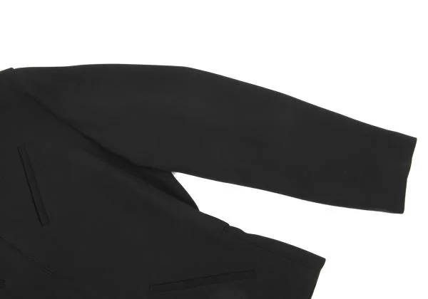 ジャンポールゴルチエ クラシックJean Paul GAULTIER CLASSIQUE レーヨンウール片玉ポケットデザインスウィングトップ 黒48 K-153800_006