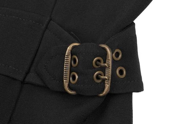 ジャンポールゴルチエ クラシックJean Paul GAULTIER CLASSIQUE レーヨンウール片玉ポケットデザインスウィングトップ 黒48 K-153800_014