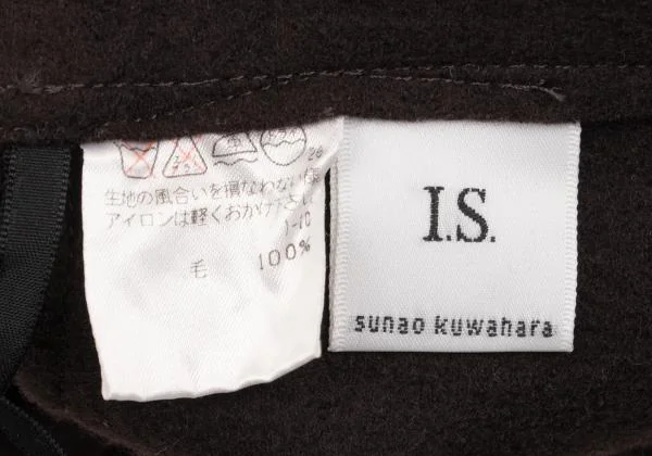 sunao kuwahara I.S. Wool Felt Design Sailor Skirt K-153811_013