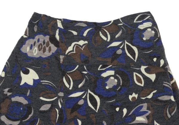 Plantation Floral Printed Knit Skirt K-153816_003