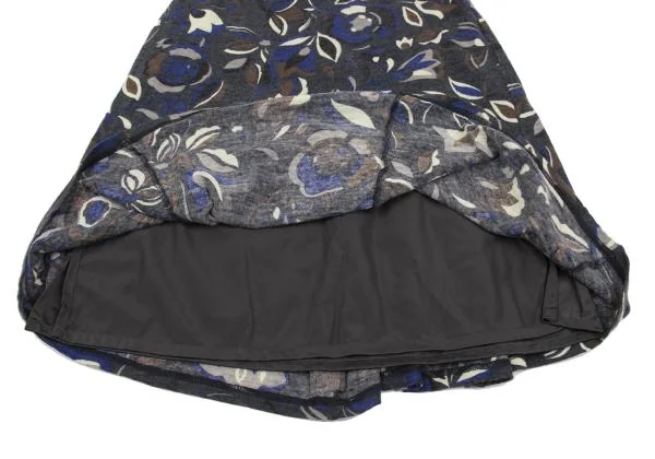 Plantation Floral Printed Knit Skirt K-153816_006