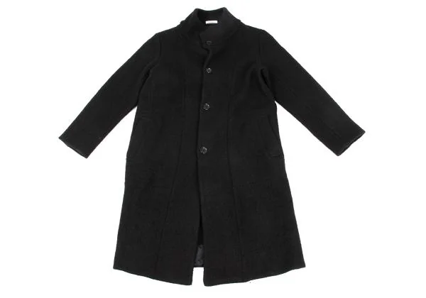 Plantation Stand Collar Boiled Wool Coat K-153818_002