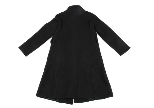 Plantation Stand Collar Boiled Wool Coat K-153818_011
