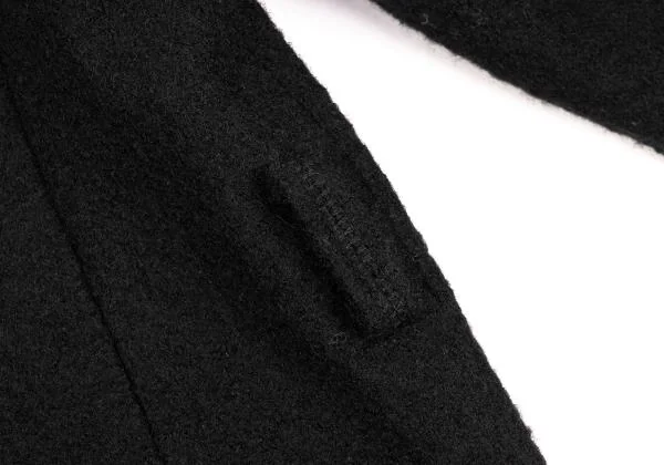 Plantation Stand Collar Boiled Wool Coat K-153818_012