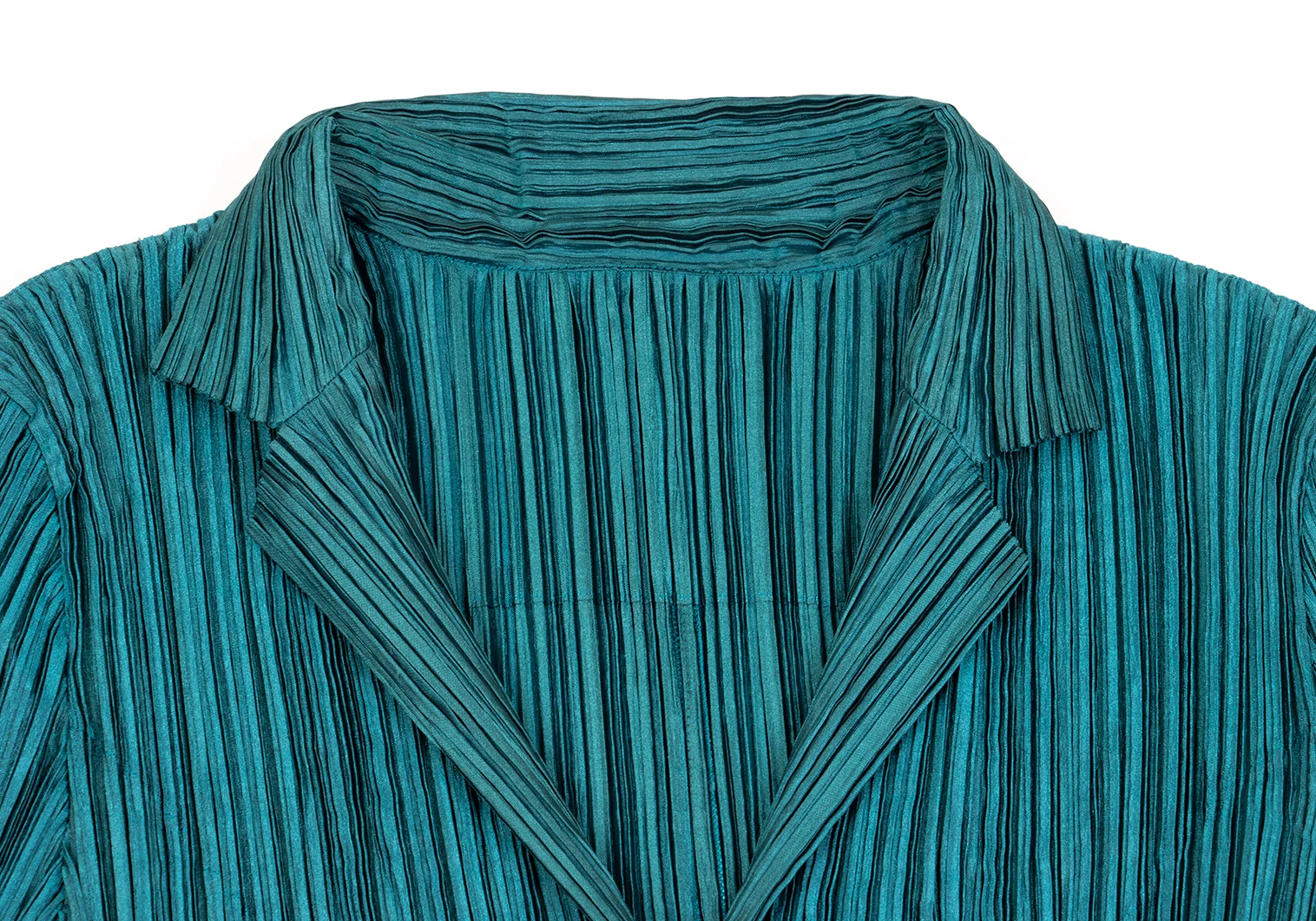 イッセイ・ミヤケ（FÉTE）カナリアイエロー　プリーツジャケット ISSEY MIYAKE FETE イッセイ ミヤケ フェット 2008SS トマト