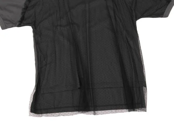 TSUMORI CHISATO Front Pin Dot Tulle Layered T shirt  K-153862_006